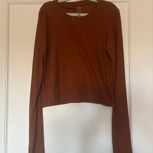Beyond Yoga Rust Long Sleeve Top